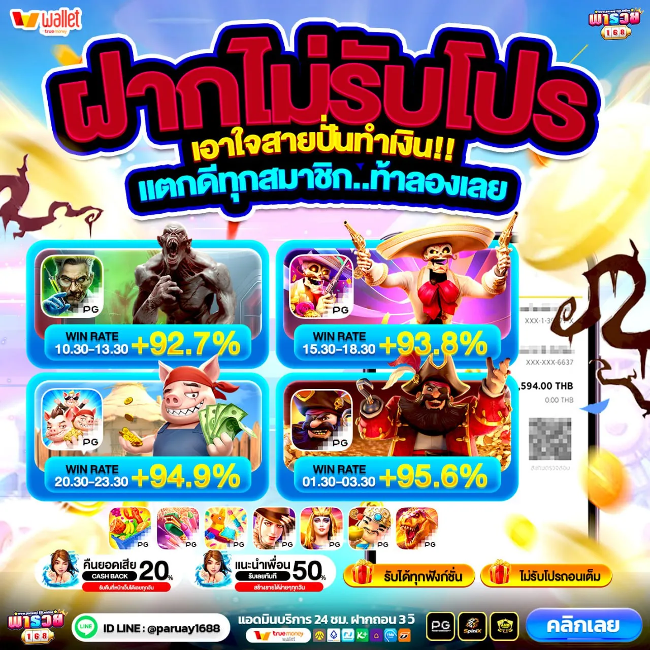 ฝาก20 รับ100 ทํา ยอด 300 ถอนได้ 200 ฝากไว ถอนจริง